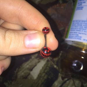 Halloween belly ring